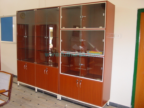 Wooden Storage with Glass