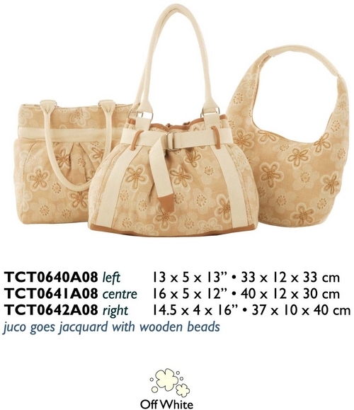 JUCO GOES JACQUARD WITH WOODEN BEADS