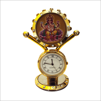 Table Top Watch With Ganesha Statue