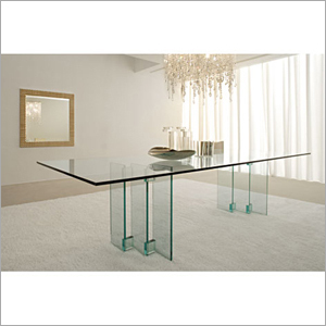 Square Glass Dining Table