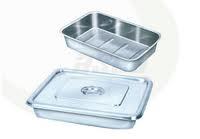 ss trays with cover