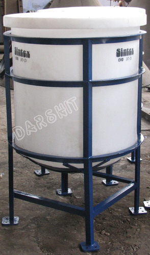 Sintex Cylindrical Vertical Chemical Storage Tank With Disc Bottom