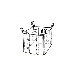 Q Bags Baffle Bags - Polypropylene 1x1x1m Off-White, UN-Certified Bulk Handling Durable Storage