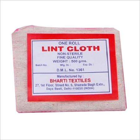 Non Sterile Lint Cloth By BHARTI TEXTILES