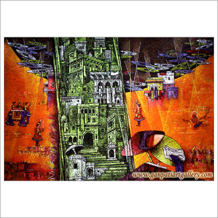 Semi Abstract Oil Paintings