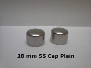 ss cap1 (28 mm SS Cap Plain)