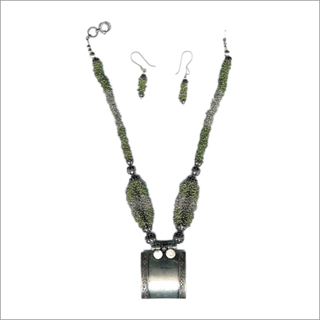Semi Precious Beaded Necklace