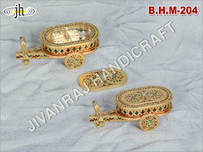 Rajwadi Dry Fruit Box With Cart