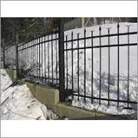 Outdoor Cement Security Fencing