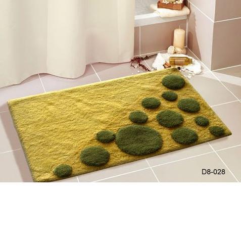 Bath Rugs - Microfiber 20x30 Inches Yellow, Soft Texture, Absorbent, Durable, Non-slip Backing
