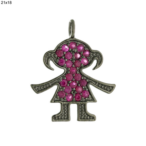 Pave Diamond Designer Charms