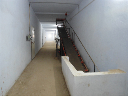 Conveyar Roller In Cold Storage For Lifting Material