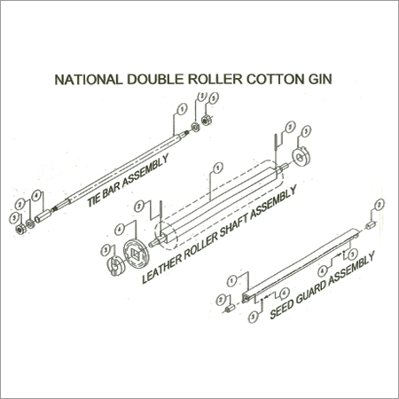 Double Roller Cotton Ginning Machine 