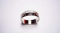 High Quality Stone Platinum Plain Bands
