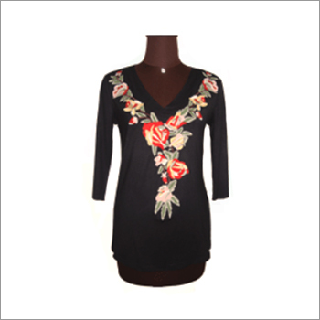 V Neck Knitted Top