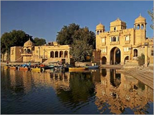 Boating in Jaisalmer Lake