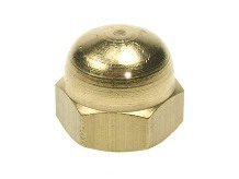 Brass Dome Nuts