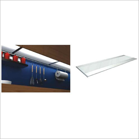 Fluorescent Bottom Cabinet Shelf Light - Plastic Metal, 12 Inches, 6000K, 800 Lumens, 10W, 120V | Bright, Energy Efficient, Easy Install, Durable, Space Saving
