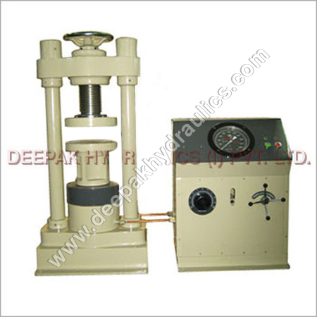 Electrically Operated Compression Testing Machine - Steel, 1000x500x1500mm, 100 kN Capacity | Precise Testing, Durable Design, Easy Operation, Reliable Results