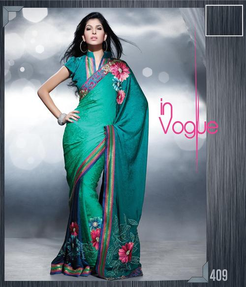 Fancy Partywear Sarees Manufacturer India