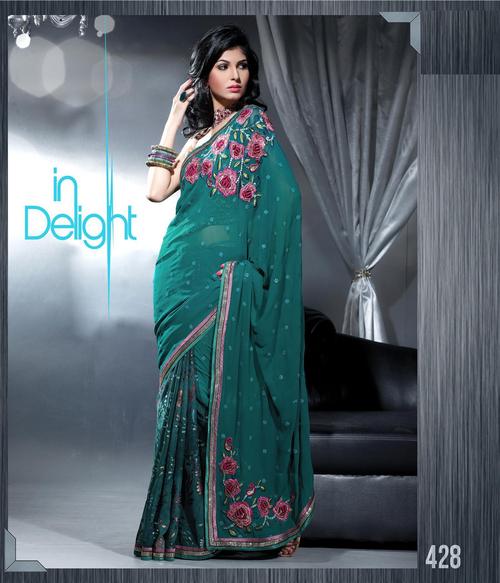 Fancy Partywear ladies Sarees Manufacturer