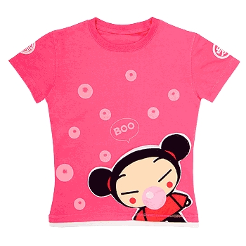 Pink Printed Ladies T Shirt