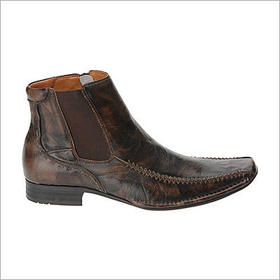 High Ankle Leather Shoes