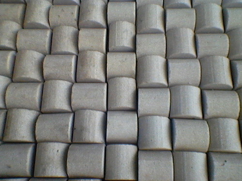 Mosaic Tiles - Stone, 1x1 Inch, Beige, 0.5 Inch Thick | Durable, Versatile, Stylish, Easy Install, Water Resistant, Matte Finish, Curved Shape