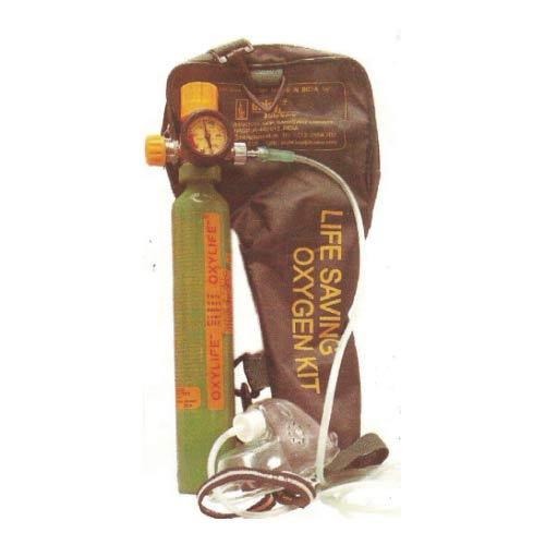 Portable Oxygen Kit Color Code: Green And Brown