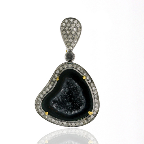 Designer Geode Fashion Pendant