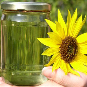 Sunflower Oil - Glass Jar 500ml, 8cm Diameter x 15cm Height | Refined, Pure, Nutritious, Contamination-Free