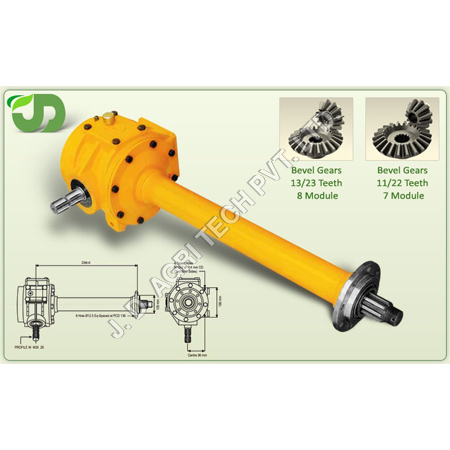 Single Speed Bevel Pinion Gear Box