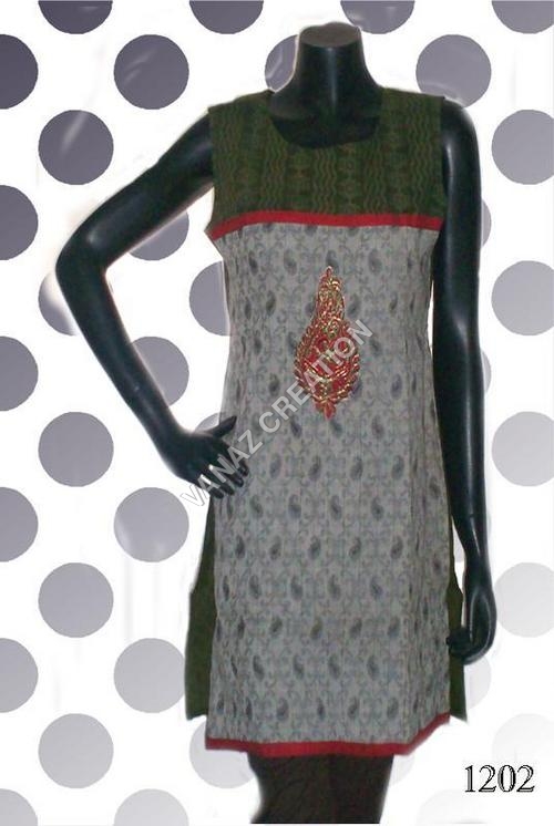 Cotton Block Printed Ladies Kurtis