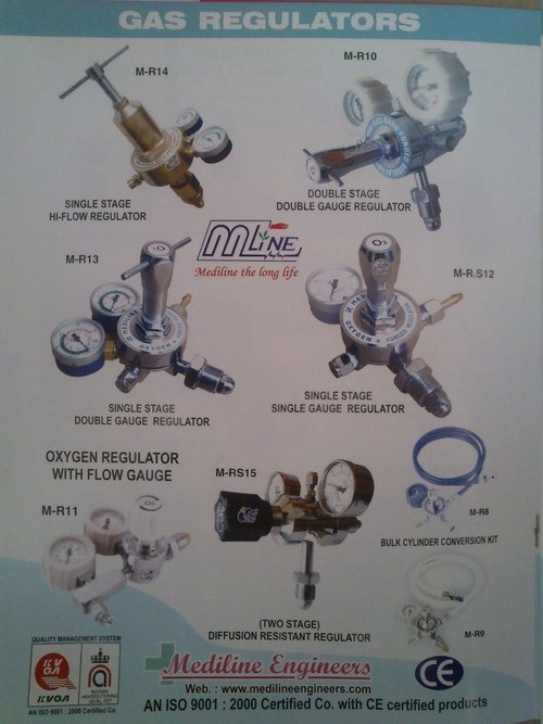 Oxygen Gas Regulators Application: Hospital Purpose