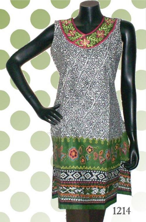 Designer Cotton Block Printed Kurtis Manufacturer