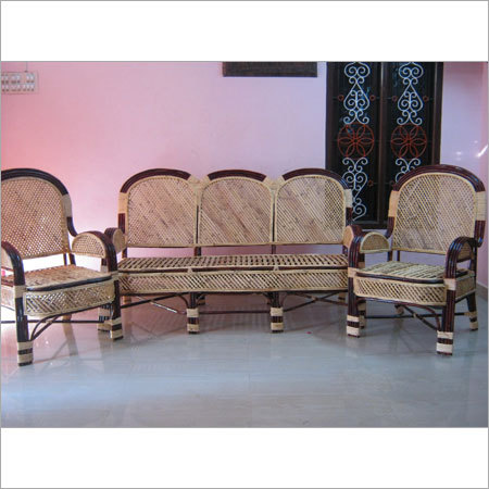 Cane Sofa Set