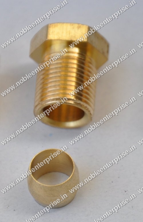 Brass Olive Nut
