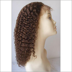 Curly Hair Lace Wig - Human Hair, 14 Inches, Brown, 130% Density | Full Lace Cap, Natural Look, Soft Texture, Comfortable Fit