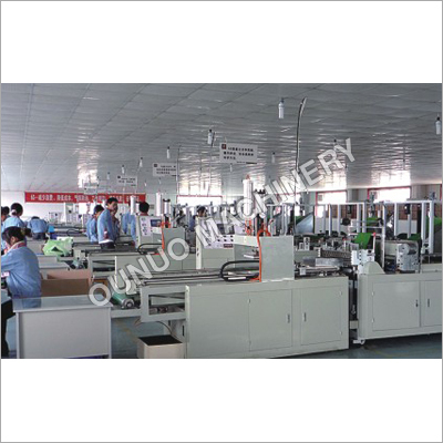Customer Nonwoven Bag Making Machine Production Workshop
