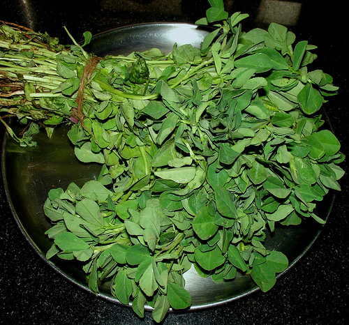 Fenugreek leaves