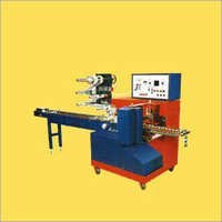 Horizontal Flow Wrap Machine - Steel, Variable Dimensions | 1000pcs/hr Capacity, Cost-effective, Durable Design, High Speed, Versatile Use, 1 Year Warranty