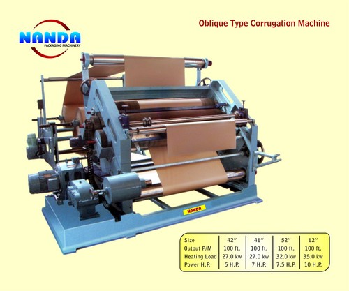 Oblique Type Corrugation Machine