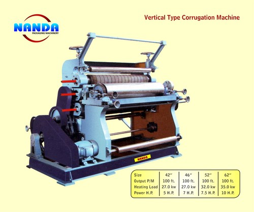 Vertical Type Corrugation Machine