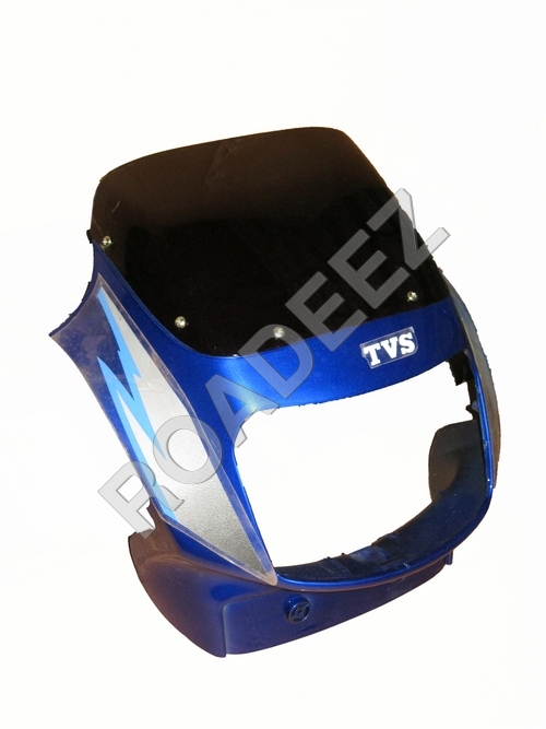 TVS Victor (Old) Blue Headlight Visor