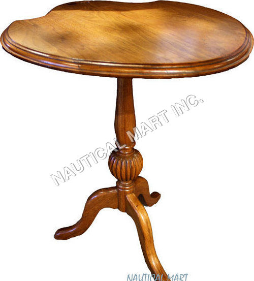 ANTIQUE PEAR WOOD FLIP TOP TABLE