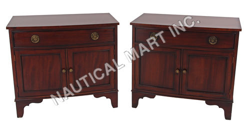 ANTIQUE PAIR OF MAHOGANY CHEST CABINET BY BAKER