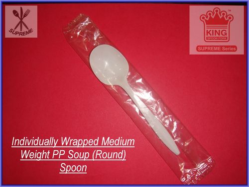 Medium Weight PP Soup Spoon