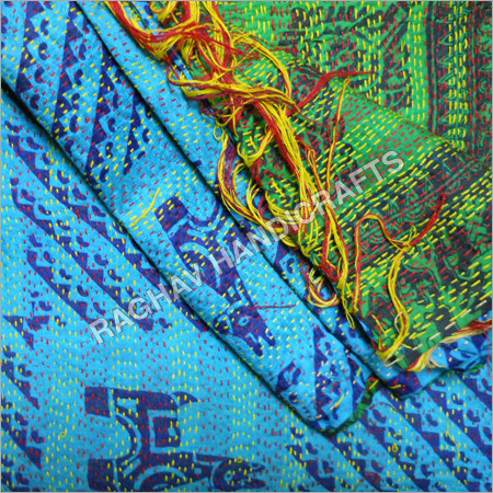 Kantha Reversible Shawls