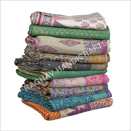 Designer Kantha Vintage Quilt