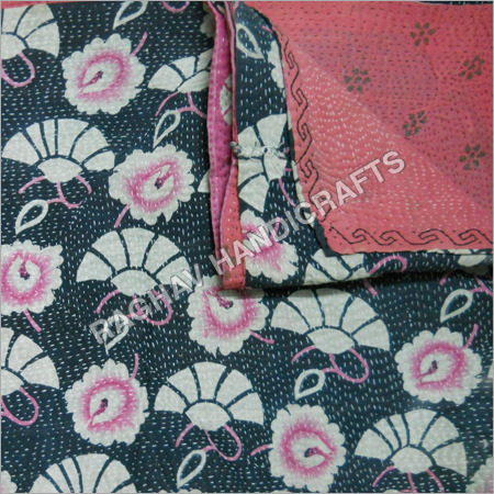 Reversible Kantha Quilt